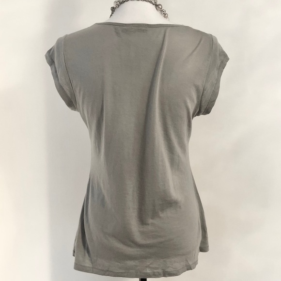 Women’s The Limited Short Sleeve Ruched Top - Picture 5 of 8